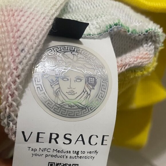 Men Versace Sweatshirt Size Large, Multi Color - Picture 2 of 6